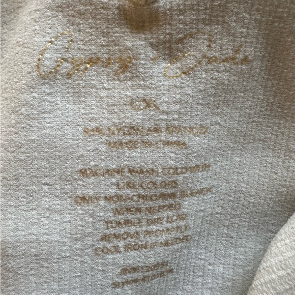 Cream Ribbed Tank Top - Picture 3 of 3